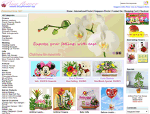 Tablet Screenshot of buyflower.com.sg